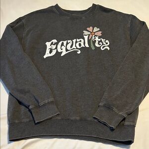 Zoe + Liv Equality Sweatshirt Size Small